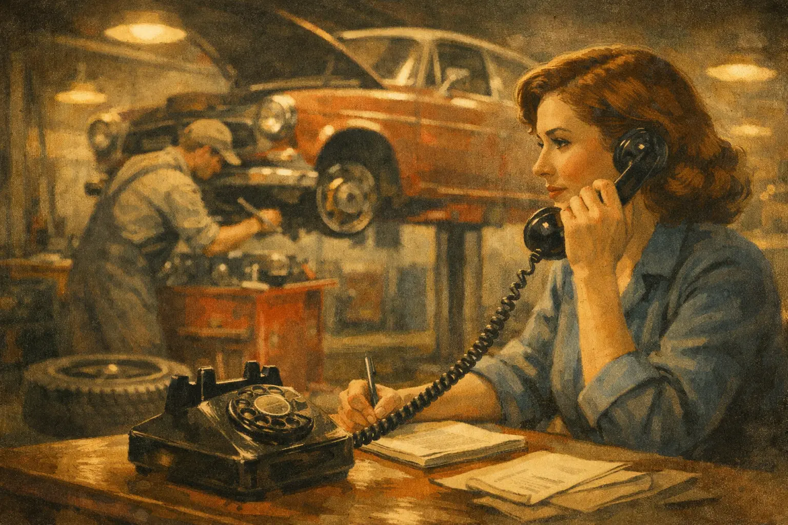 Cost of Receptionist for Auto Repair Shop