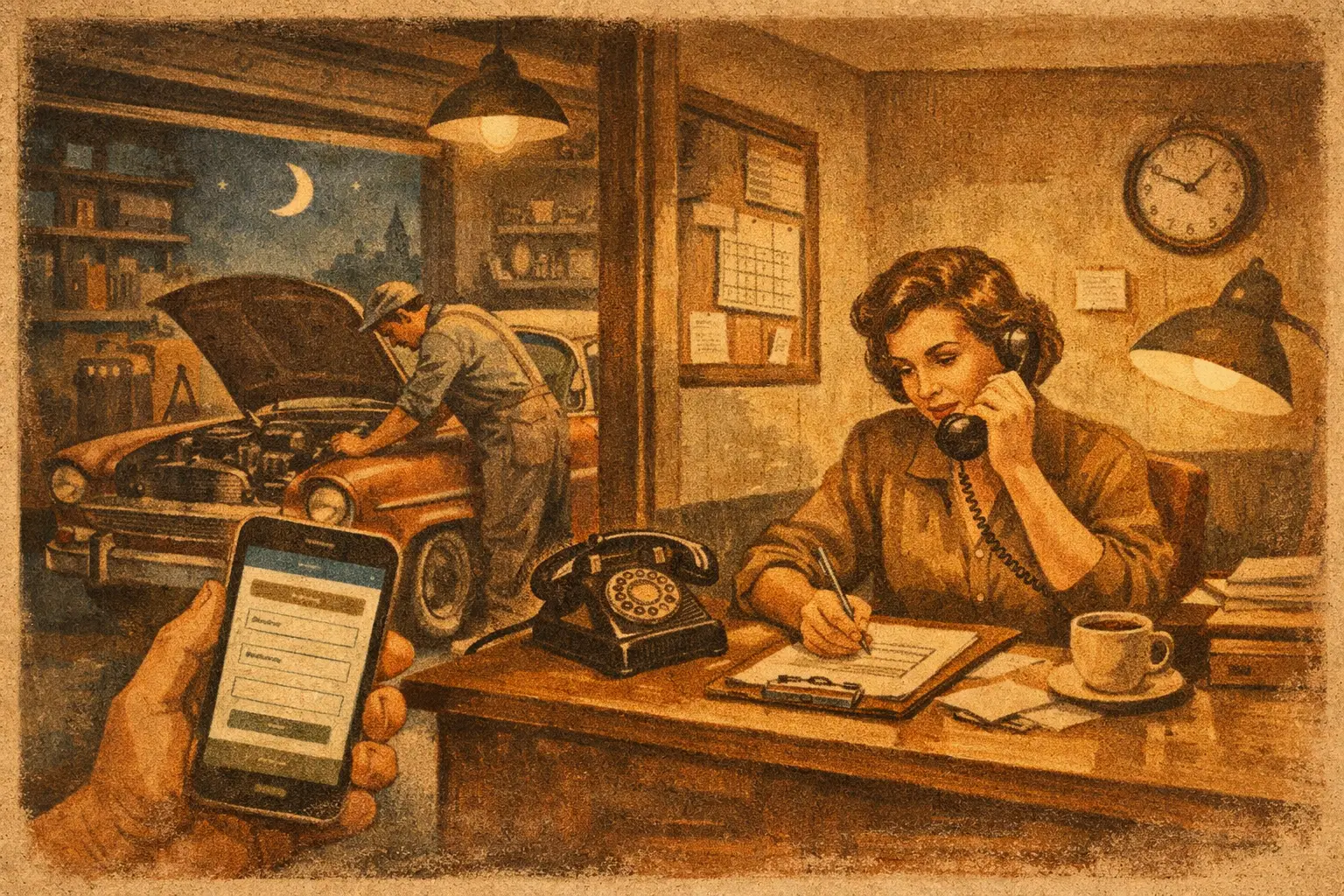 After Hours Lead Capture for Garages That Books