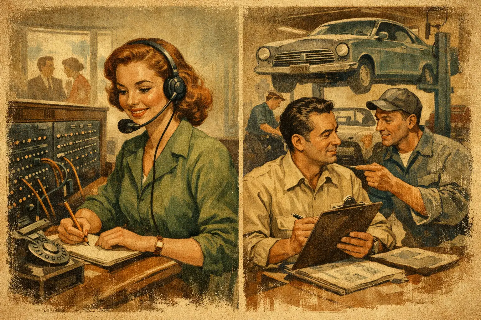 Answering Service Versus Service Writer