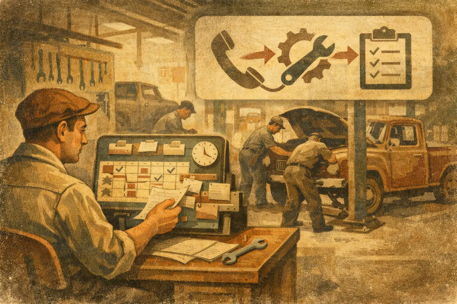 Service Scheduling Automation for Busy Repair Shops