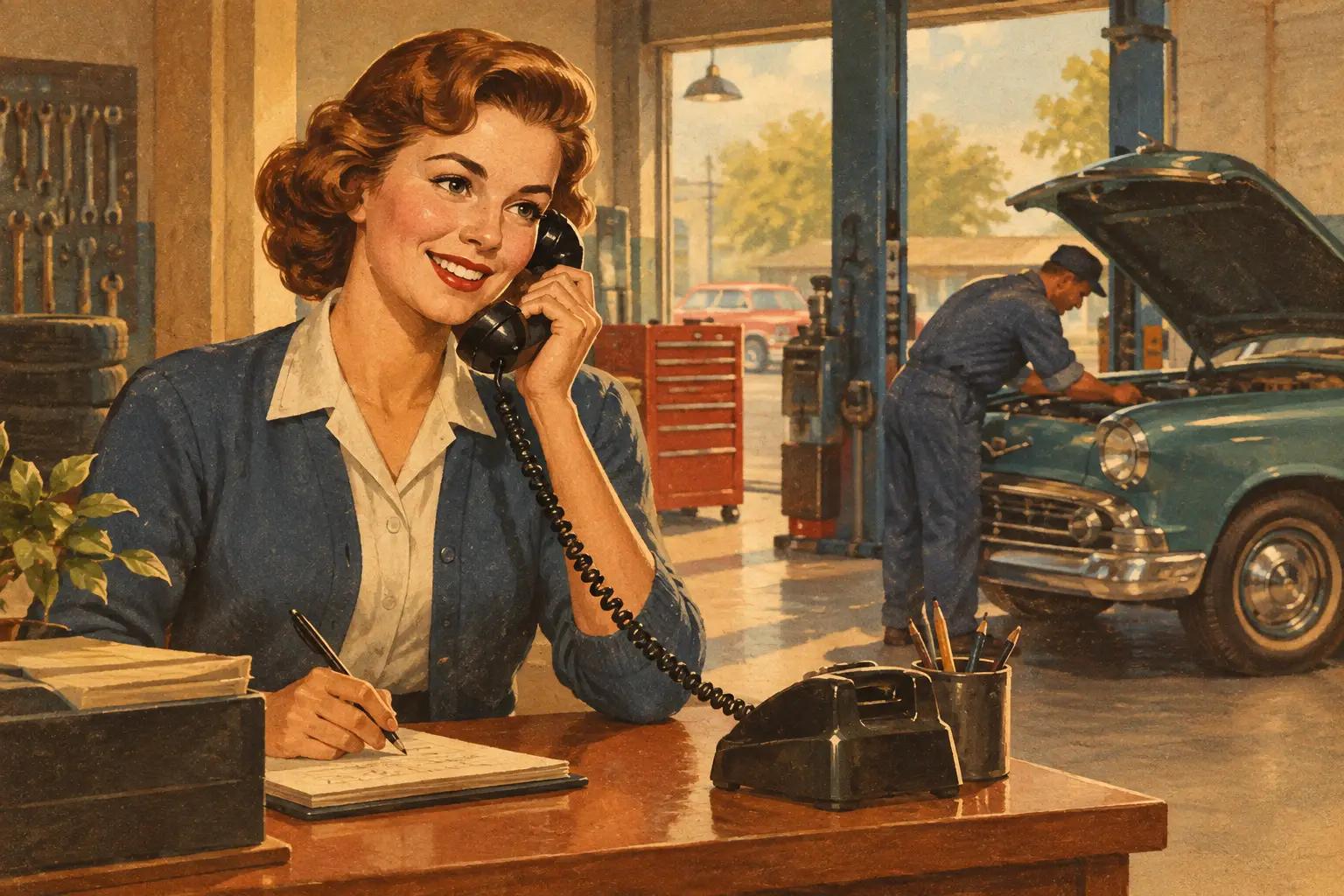 AI Receptionist Auto Repair Calls Done Right