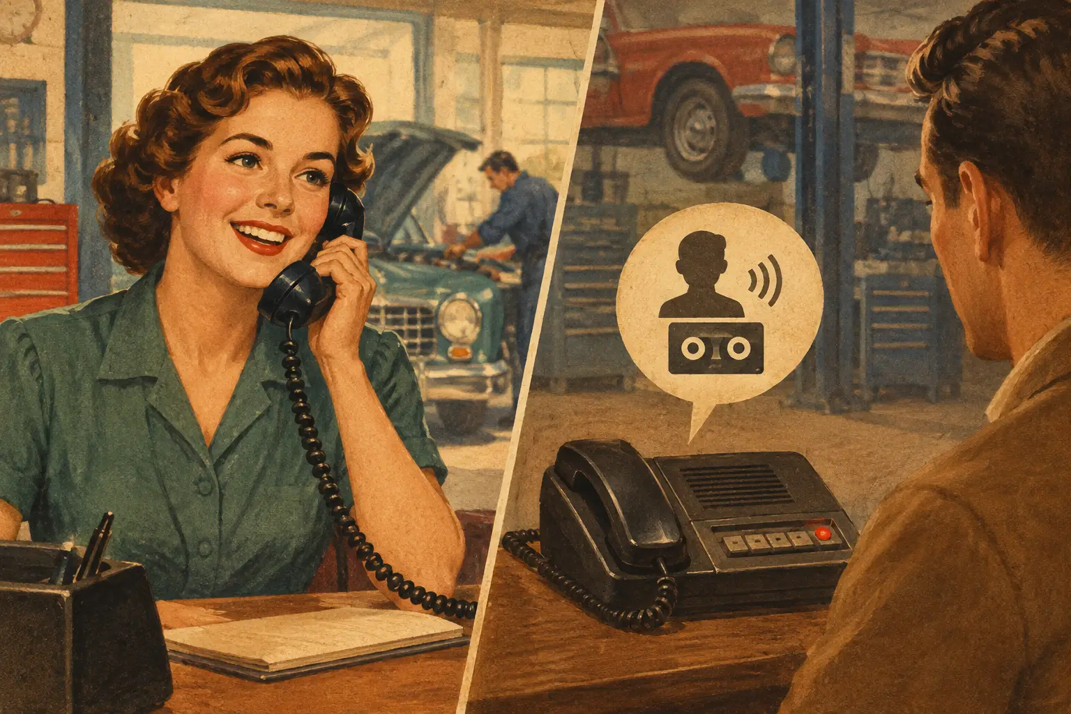 Live Answering Versus Voicemail for Repair Shops
